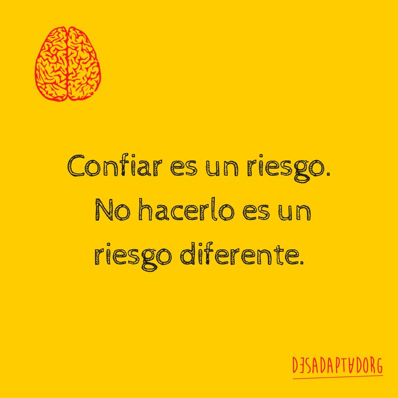 Desadaptadorg's tweet photo. #confianza https://t.co/C9pjptM1vj