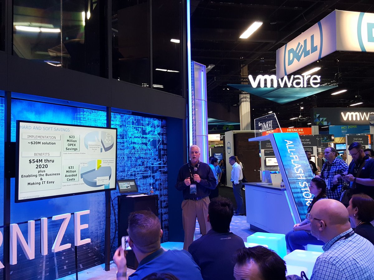 nileshmdeo's tweet image. Dan Field from Energy Future Holdings talks about Enterprise Hybrid Cloud #EMCCloud #VMworld2016