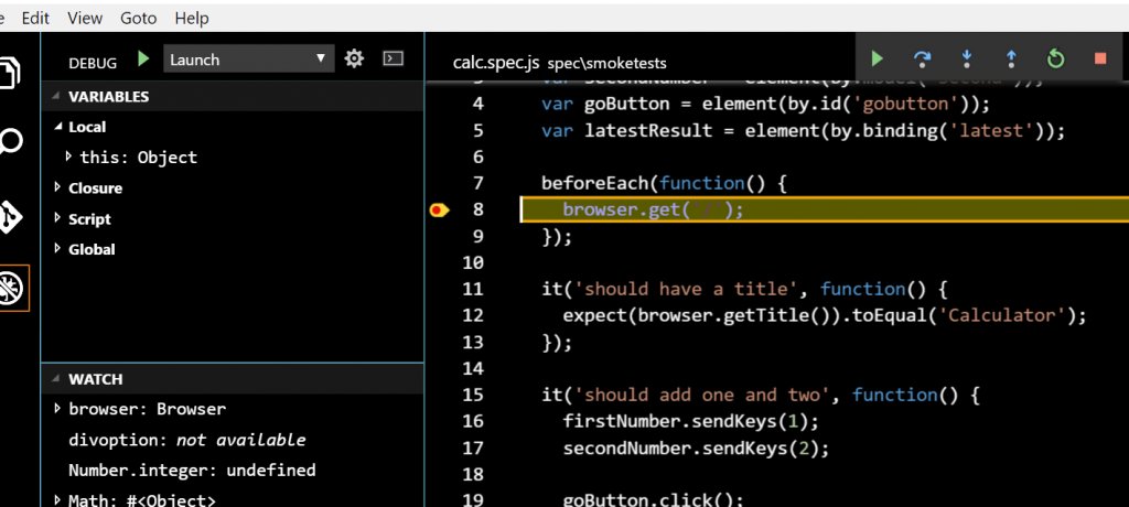 mySolutionsCL's tweet image. VisualStudio: spr.ly/6011BNNyT Quick &apos;how to&apos; &amp;amp; &apos;what for&apos; on debugging protractor scripts in #VisualStudi…