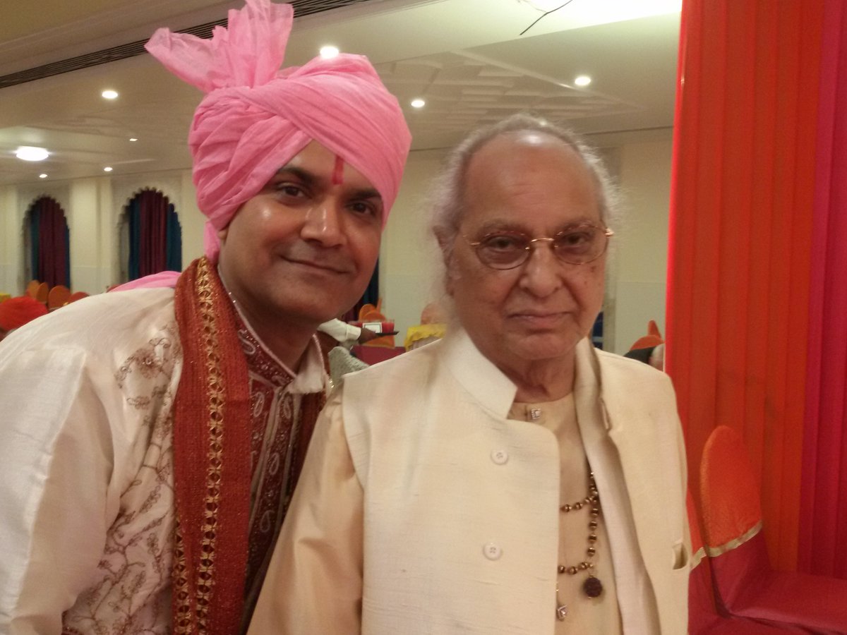 Life time moment blessings from idol,what more to ask from God my  all time idol  SANGEET MARTAND PT.JASRAJ.