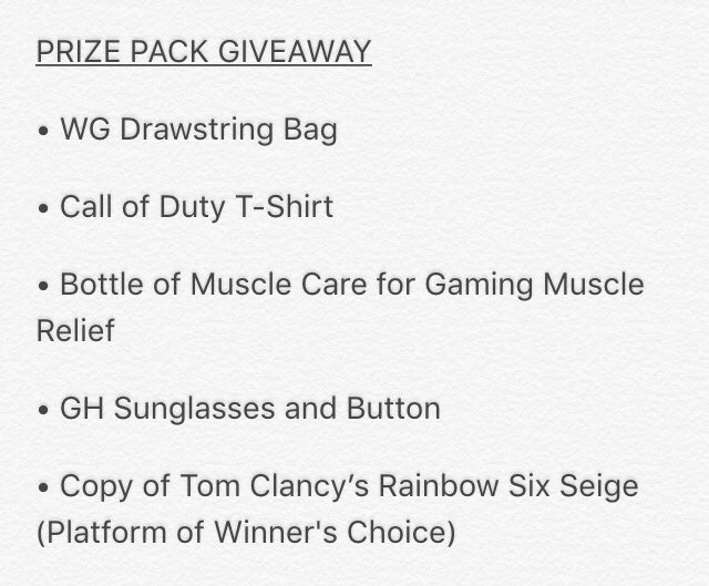 We're giving away all this gear!!!Follow <a href="/WhiteNrthGaming/">White North Gaming</a> + <a href="/WorldGaming/">Gaming World</a> &amp; RT this tweet to enter. ENDS TONIGHT @ 8.