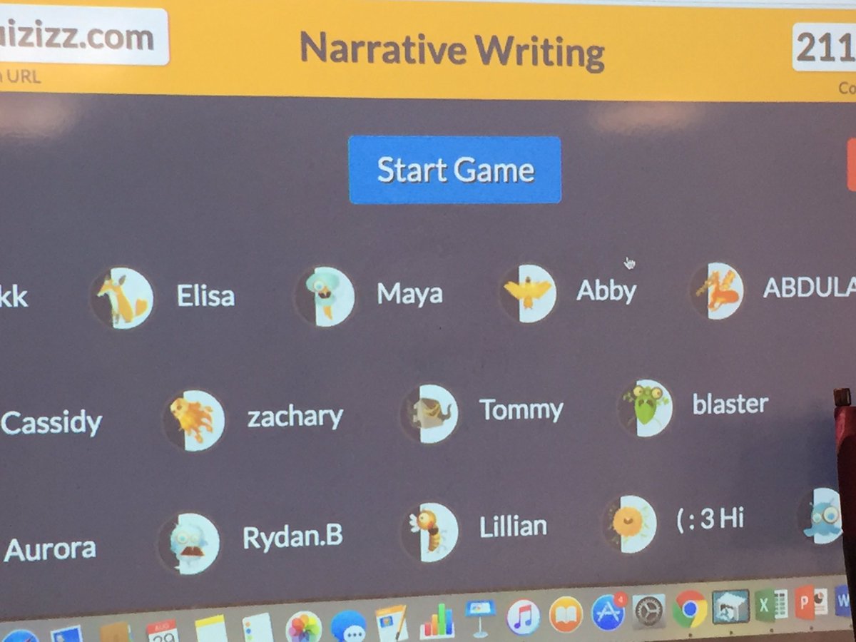 urbana_fay's tweet photo. Playing Quizizz to help review and learn about narrative writing #HeritageExplorers #hetechchallenge https://t.co/PYe6Jf0Itx