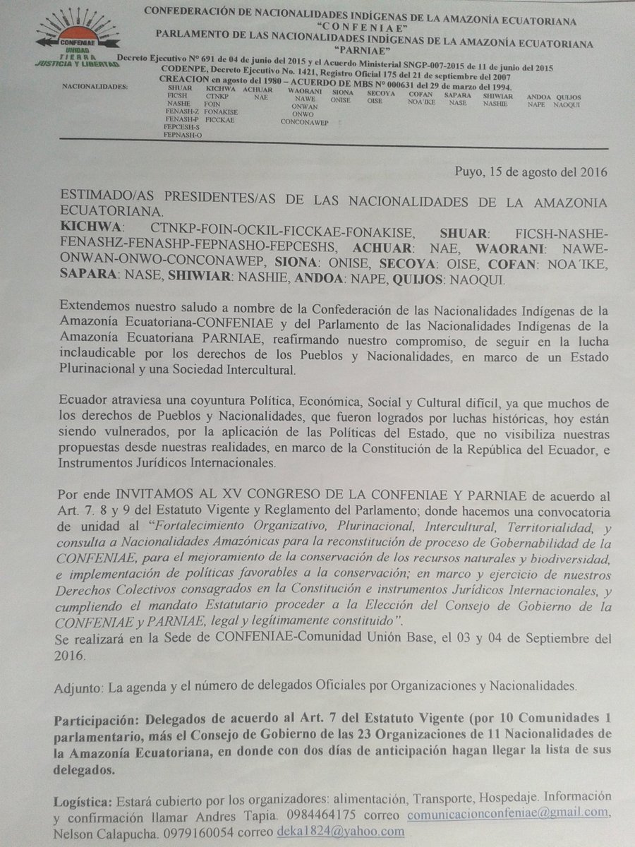 confeniae1's tweet photo. Congreso @EConfeniae @PKnacional18 @coicaorg
https://t.co/YYN3ePtFJx https://t.co/hYZCVzEzpO https://t.co/FTx9i5A14V https://t.co/086UGmnRmB