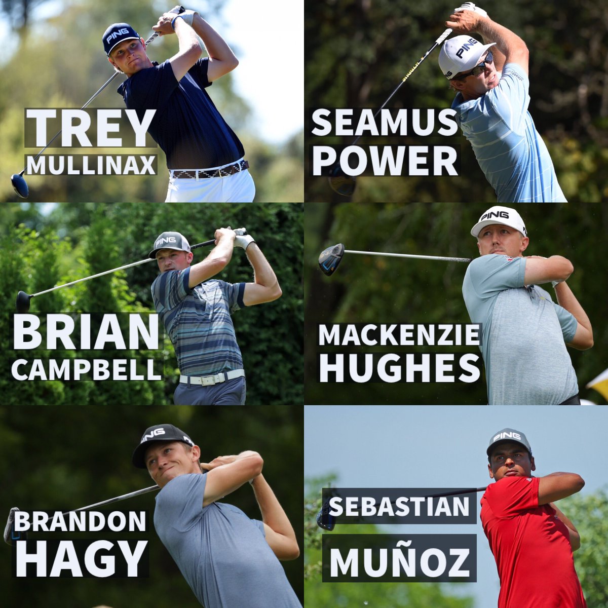 Congrats to the 6 PING Pros who earned PGA Tour cards yesterday! Nice playing pros, see you on tour next season!