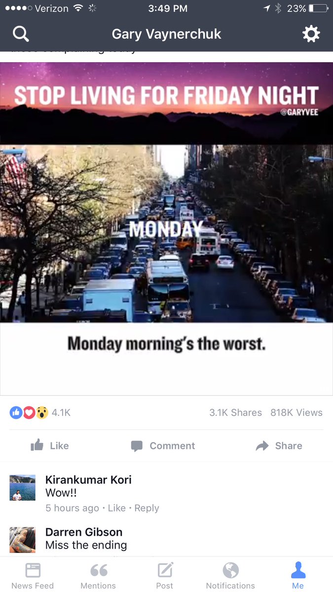 garyvee's tweet image. #MotivationMonday facebook.com/gary/videos/10…