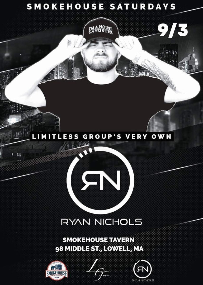 LiveLMTLSS's tweet image. 🍾 MAJOR KEY ALERT 🍾

@ryansayswhaaa - This Saturday night at Smoke House Tavern 

#SmokeHouseSaturdays #LMTLESS