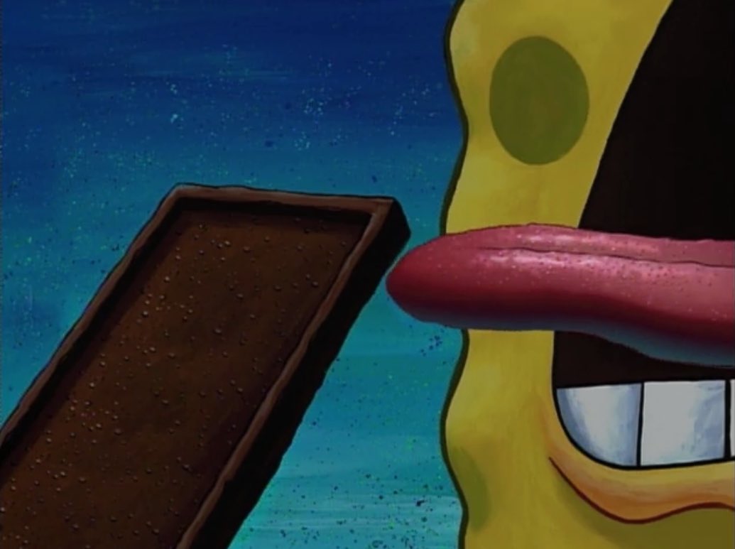 spongebob closeups.