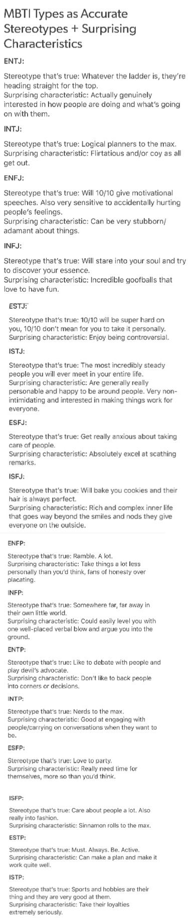 All MBTI types MBTI Stereotypes: INFJ or INFP?