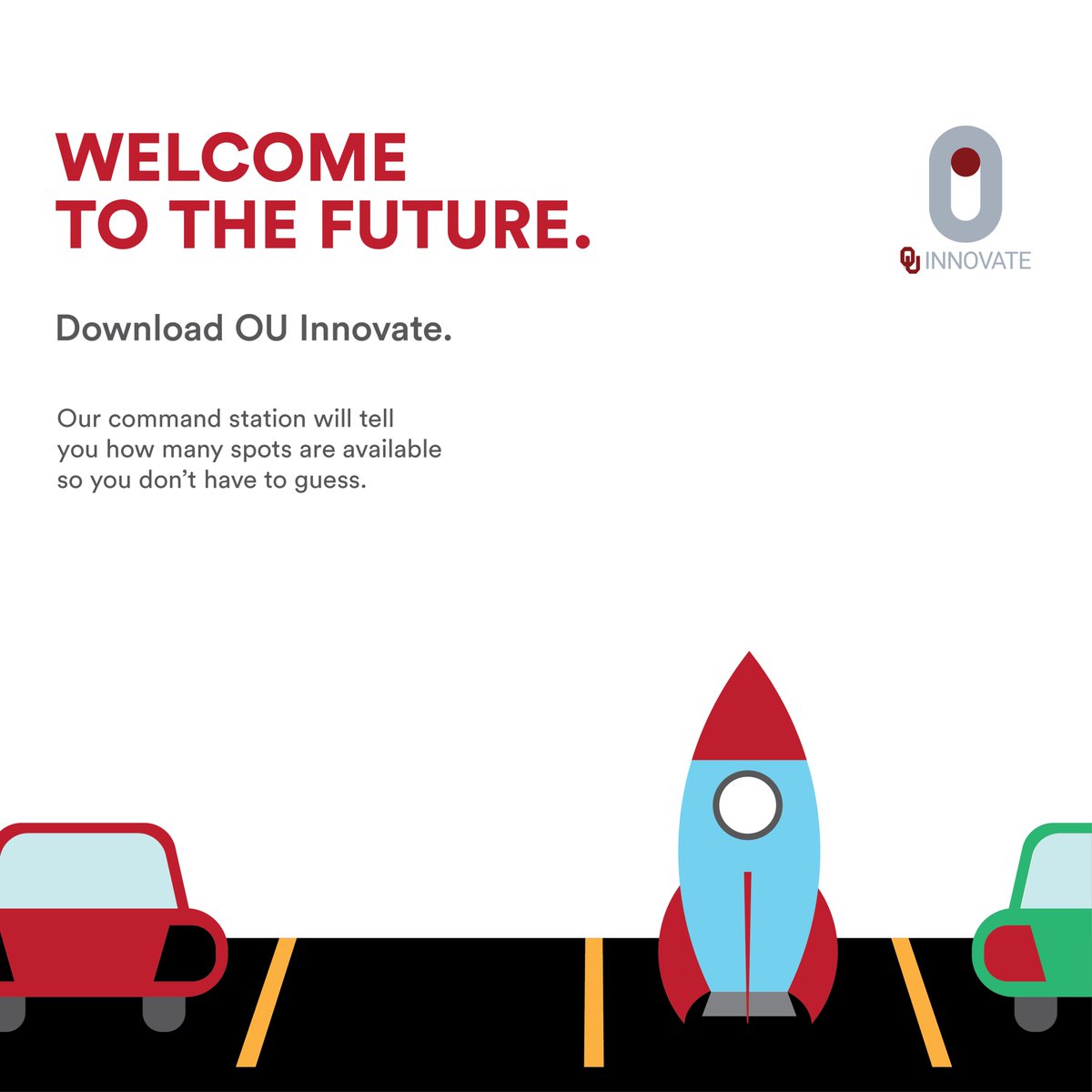 Welcome to the future. We have smarter parking.
bit.ly/ouinnovate #OUInnovate