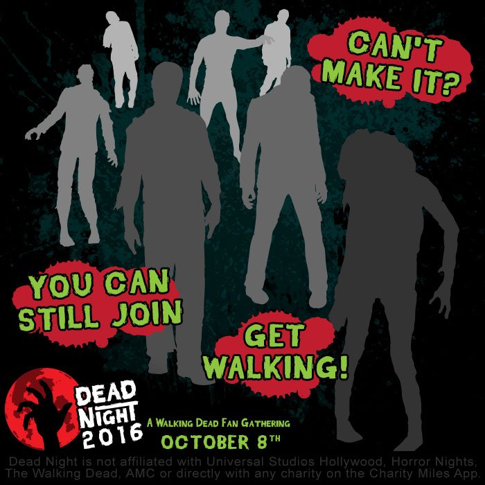 DeadNight_USH's tweet photo. Join our team on the @CharityMiles App and start moving OR buy a shirt, each purchase will donate $5 to @MakeAWish https://t.co/qjPtU6IuVx