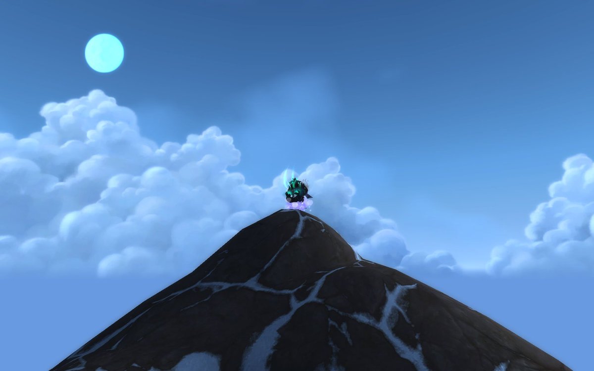 MikepayneED's tweet photo. High atop Mt. Neverest, a lone panda prepares himself for Legion.  #edream https://t.co/x15hEYpljm