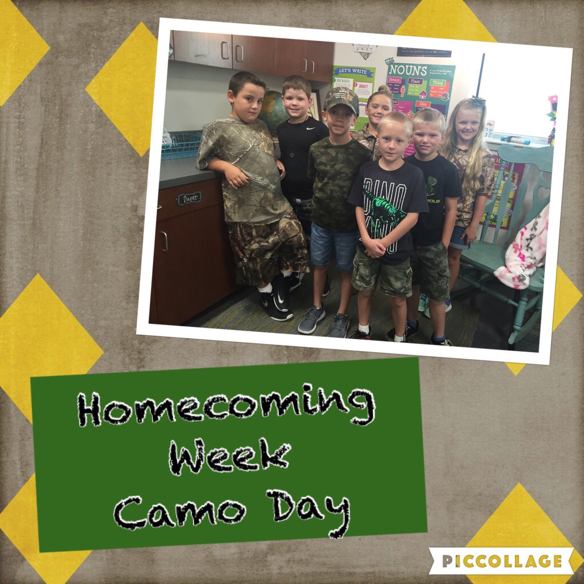 JHoweth's tweet image. Hunting the Eagles-Camo Day at Palmer Elementary! #PES_pride