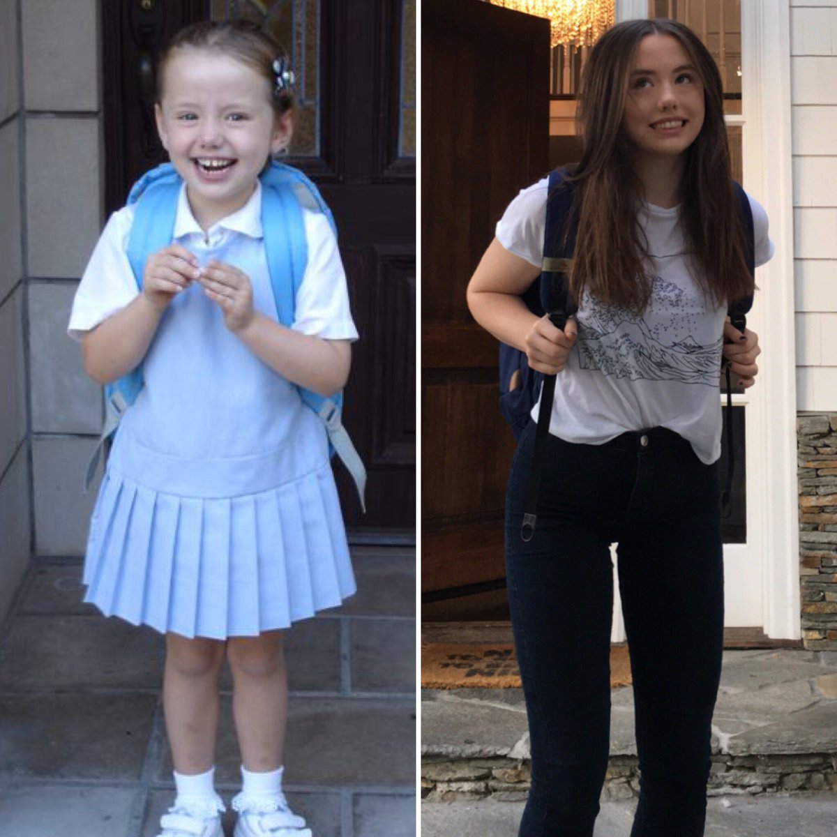 First first day of school/last first day of school ❤️❤️❤️