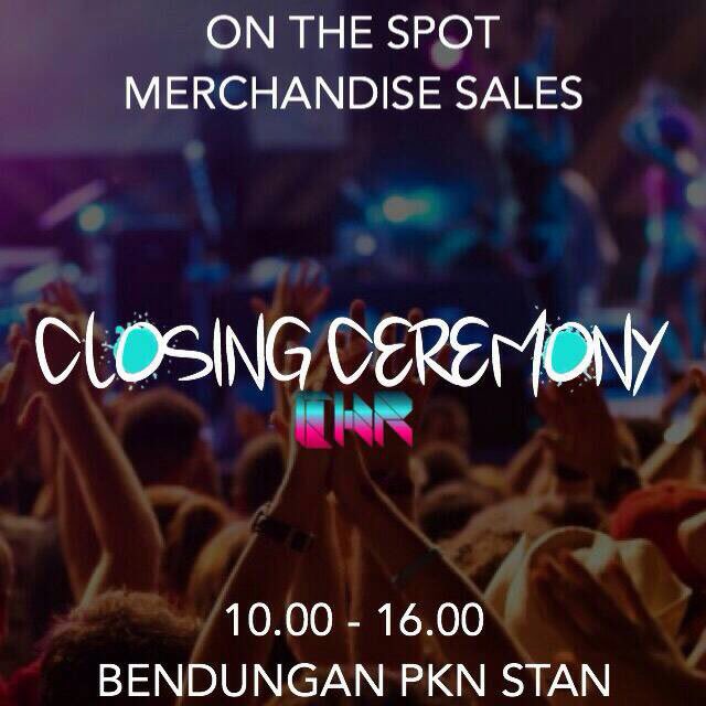 chronicle2016's tweet photo. Pageee, ayo yg belum kebagian tiket closing ceremony #chronicle2016 , hari ini bisa on the spot lohhh, yuk di beli!! https://t.co/L4Fm58q1KE