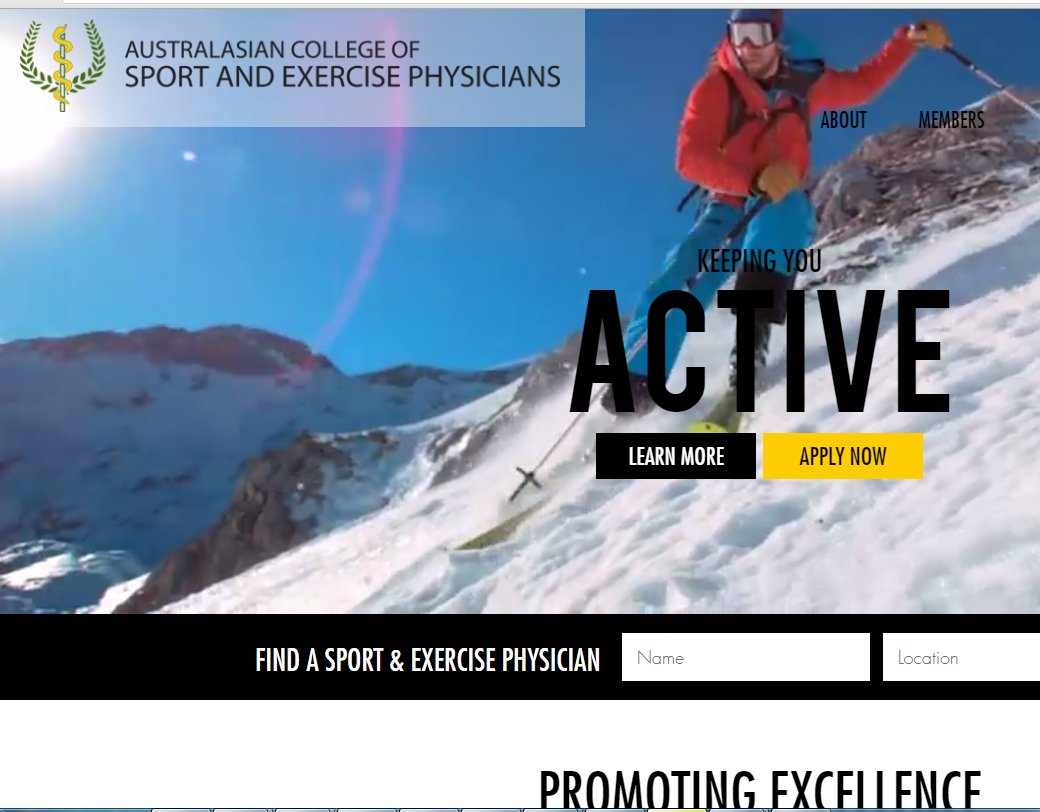 BJSM_BMJ's tweet photo. Kudos ACSEP @ACSP_SportsDocs great new website. A dynamic organisation. #sportsmedicine https://t.co/j36pN2lBvY https://t.co/V5qtvjCSln