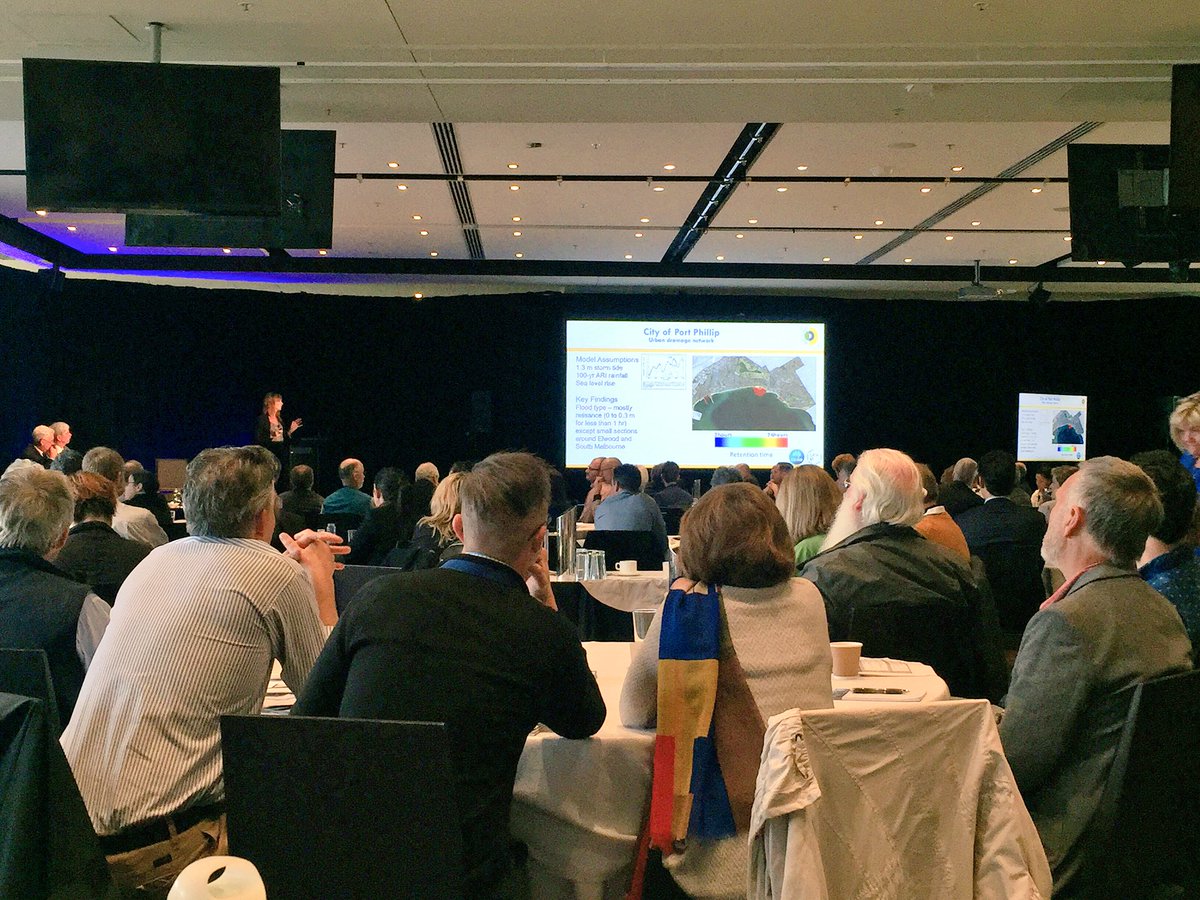 Melbourne's urban drainage network may not work properly as sea levels rise. #Scary #C2CMelb2016 #climatechange