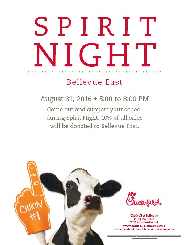 Wednesday night from 5 to 8 PM. come support your school!