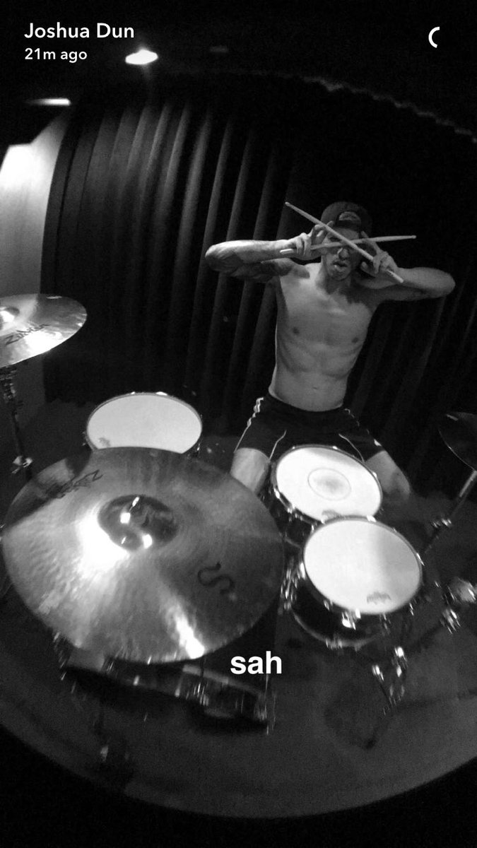 justanothertop's tweet image. can u believe @joshuadun invented drumming??? wow