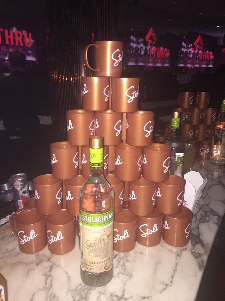 breakthrubevFL's tweet photo. Stacks on stacks of Stoli Gluten Free! #StateoftheState16 https://t.co/bpiE9tD9Nq