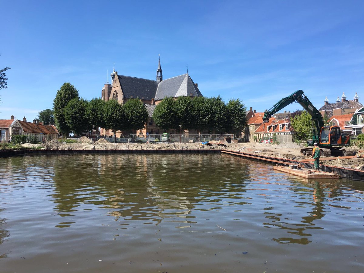 Leverantie koudgezette stalen damwand voor nieuwe insteekhaven Stedspolle in Workum. bit.ly/2c1uAWv