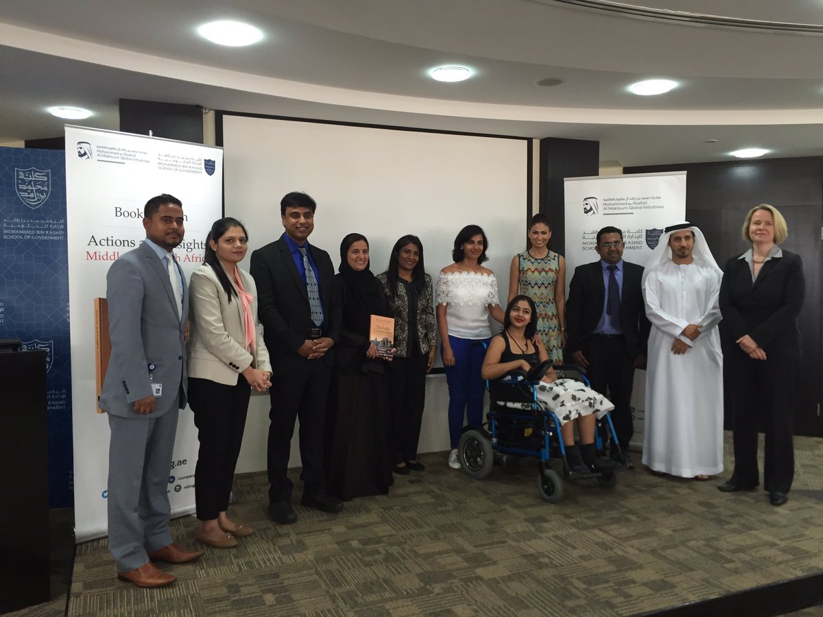 MBRSG's tweet photo. Authors of "The India Connection"book taking group photo with HE Lubna AlQasimi &amp; @Ali_Sbaa &amp; @bhushan_anurag
#MBRSG https://t.co/IWRnsSUbO6
