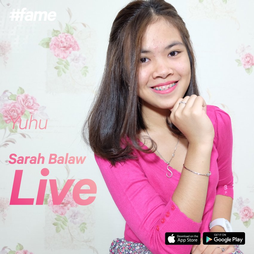 LiveOnfameID's tweet photo. Yuhu Beamers! 30 menit lagi @sarahbalaw bakal LIVE di #fame loh! Yuk merapat! 😆 https://t.co/3L3PF99yvo
