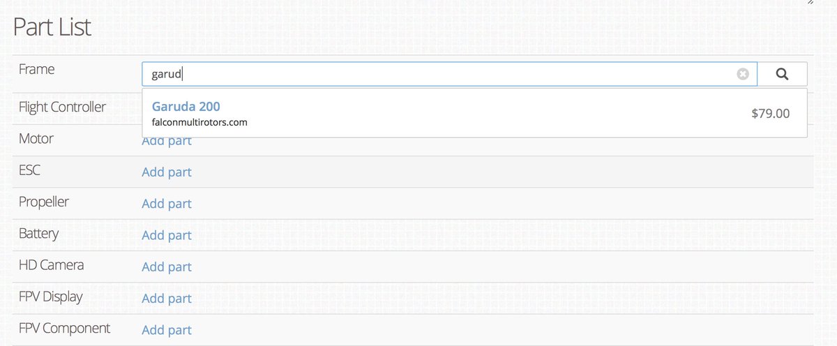 Just a little sneak peek at some new features coming to RotorBuilds!