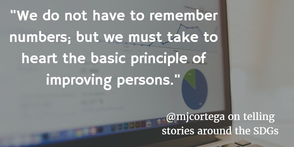 Create a storyline for all the SDGs, rather than cherrypicking your favorites: bit.ly/2ckvKjr <a href="/mjcortega/">Mary Jane C. Ortega</a>