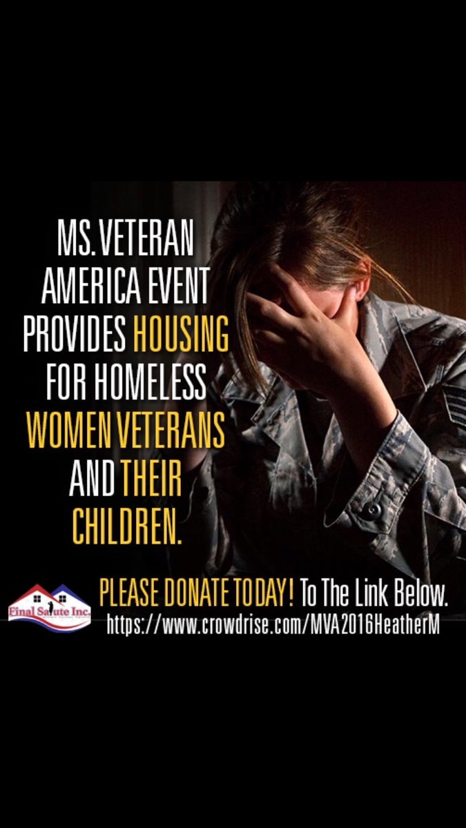 HeatherM4MVA201's tweet photo. We are 6 wks away from DC! Continue to show your support @FinalSaluteInc @MSVETAMERICA @servedlikeagirl #mva2016 https://t.co/qBsrBSIx0Y
