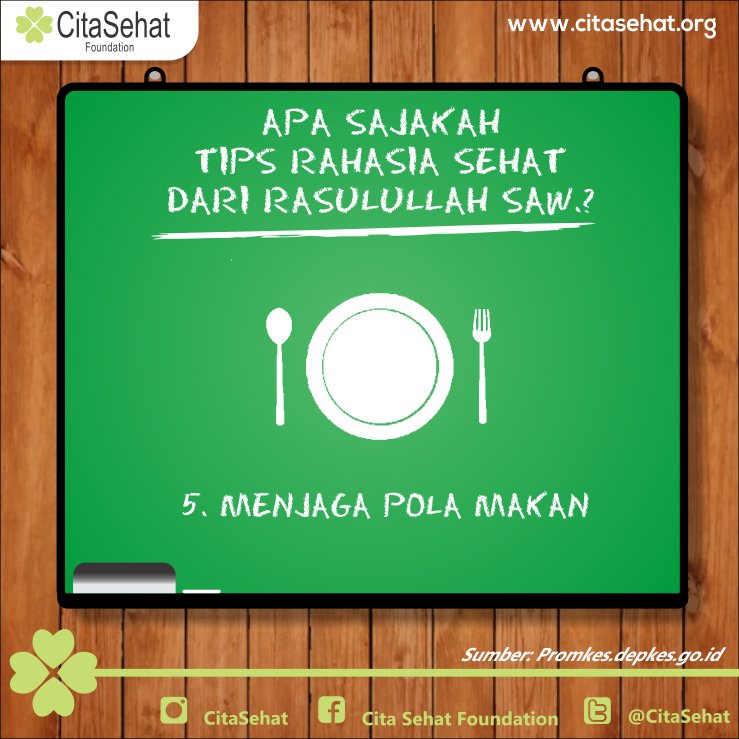 CitaSehat's tweet photo. Setelah makan malam Rasulullah tidak langsung tidur, beliau melakukan aktivitas/sholat agar makanan tercerna optimal https://t.co/T8pGPpneHg