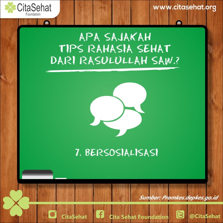 CitaSehat's tweet photo. Rasulullah adalah pribadi yang suka bersilaturahmi dg para sahabat dan tetangganya #sehatkanindonesia https://t.co/lioHj4BiMS