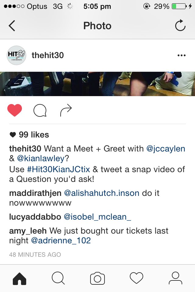 AmyAmylee98's tweet photo. So I was on IG and I come across this but @Adrienne_102 &amp; I brought our tickets last night @KianLawley @jccaylen https://t.co/4ShL1UcPBe