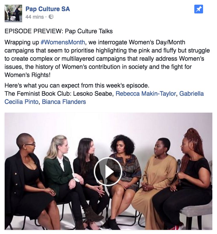 FULL VIDEO: #PapCultureTalks ft. The Feminist Book Club
📱 facebook.com/papculturesa