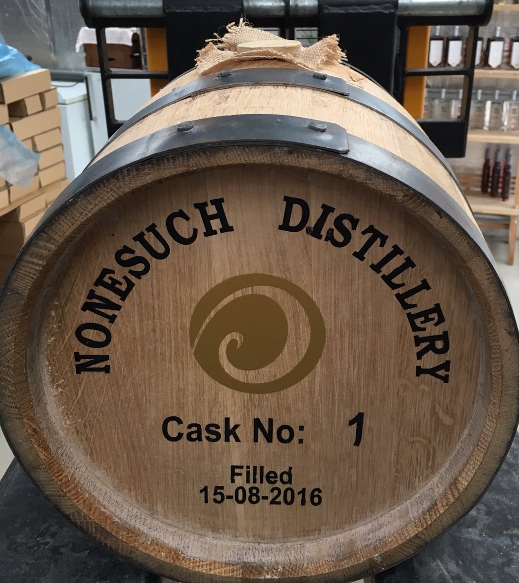 NonesuchDist's tweet photo. Tassie business Custom Printed Gifts badging our #whisky #casks Top result. #tasmanianwhisky #brandtasmania #editas https://t.co/p8zx4SxBdF