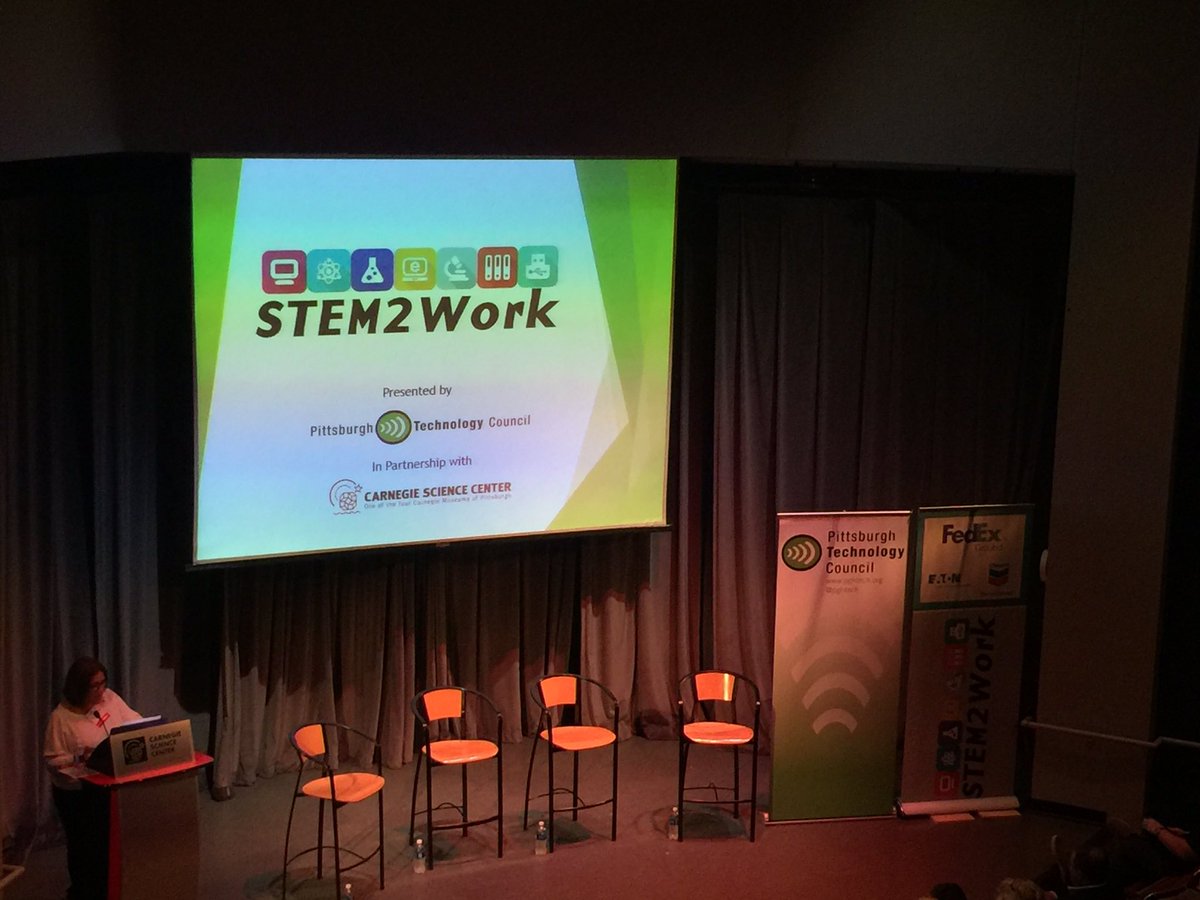 Learn21Tech's tweet image. Kicking off the Pittsburgh STEM Summit today @CarnegieSciCtr #stem2work
