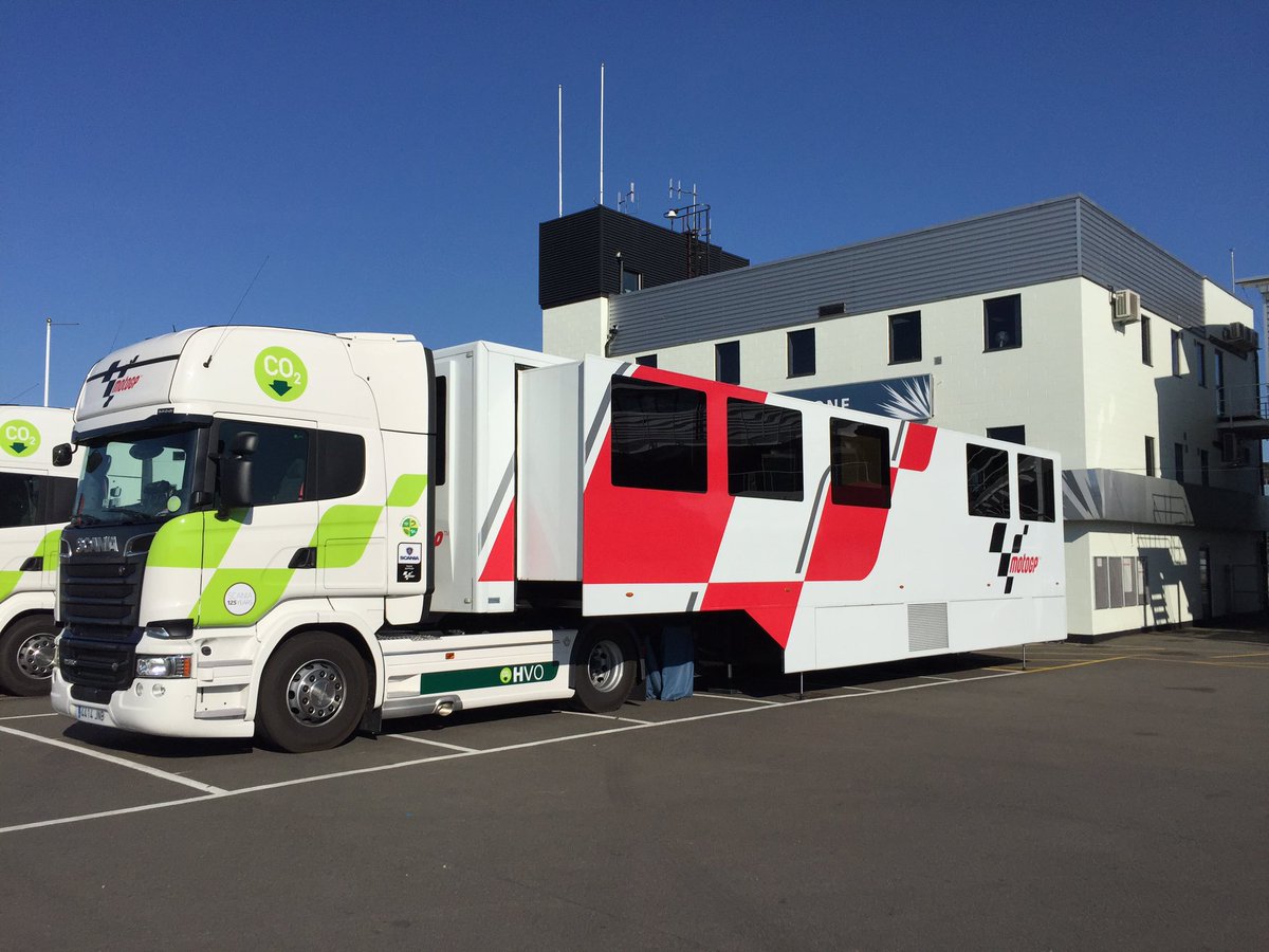 SilverstoneUK's tweet photo. The #MotoGPBuild is well underway... 2 more sleeps until it's kick off with @2WheelsforLife ππ https://t.co/BtGZCeM11E