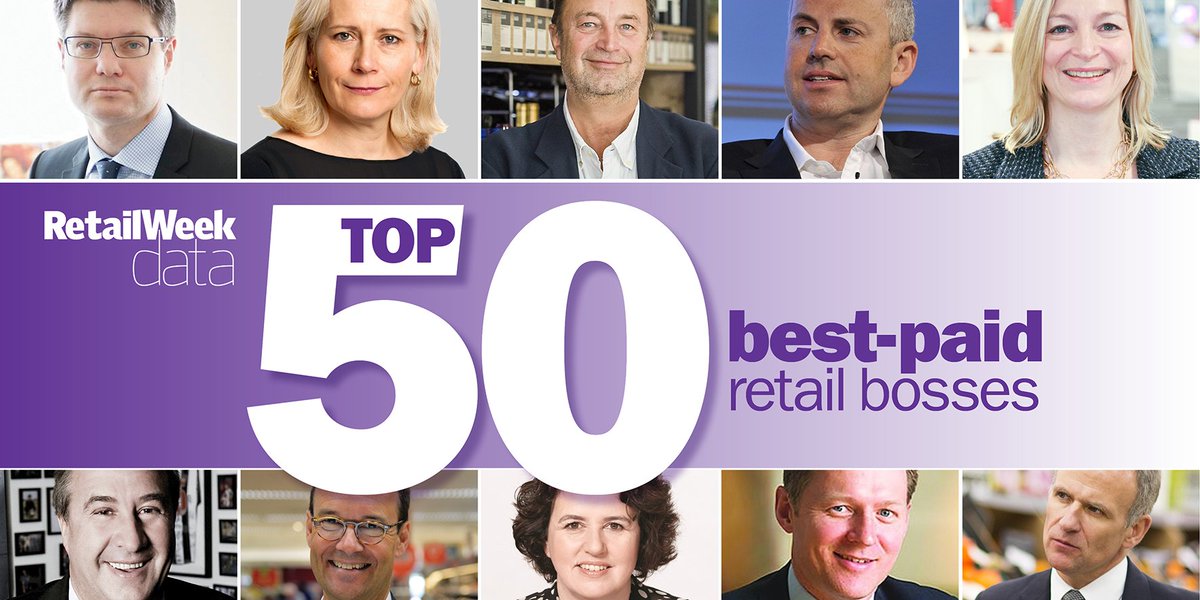 Who are the 50 best-paid executives at publicly listed retailers? Find out here: retail-week.com/7011404.article (£)