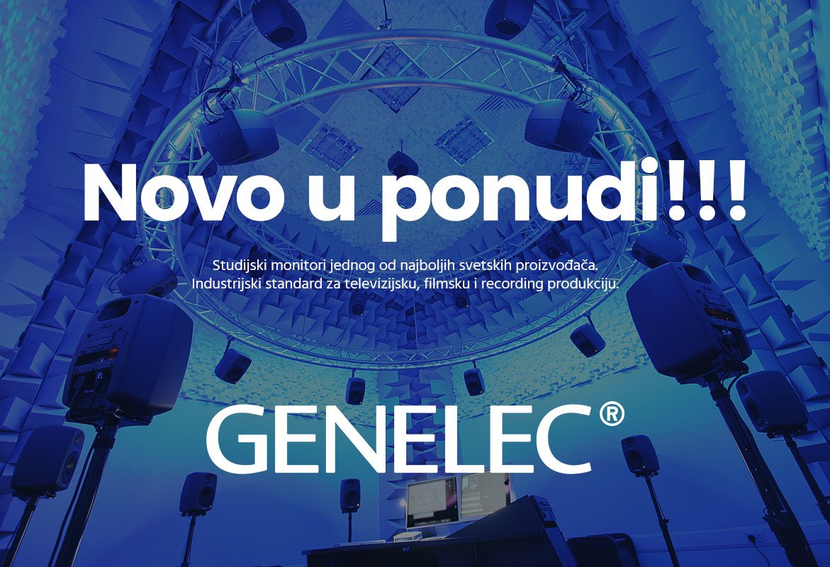Novo u ponudi Skymusic Centra!!! Studijski monitori jednog od najboljih svetskih proizvođača. #Genelec