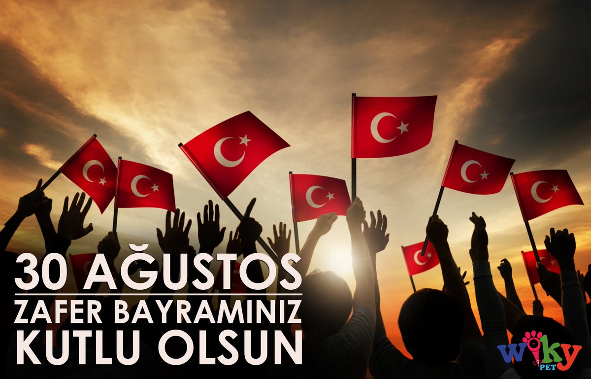 30 Ağustos Zafer Bayramınız Kutlu Olsun!
wikypet.com
#30Ağustos #ZaferBayramı #WikyPet