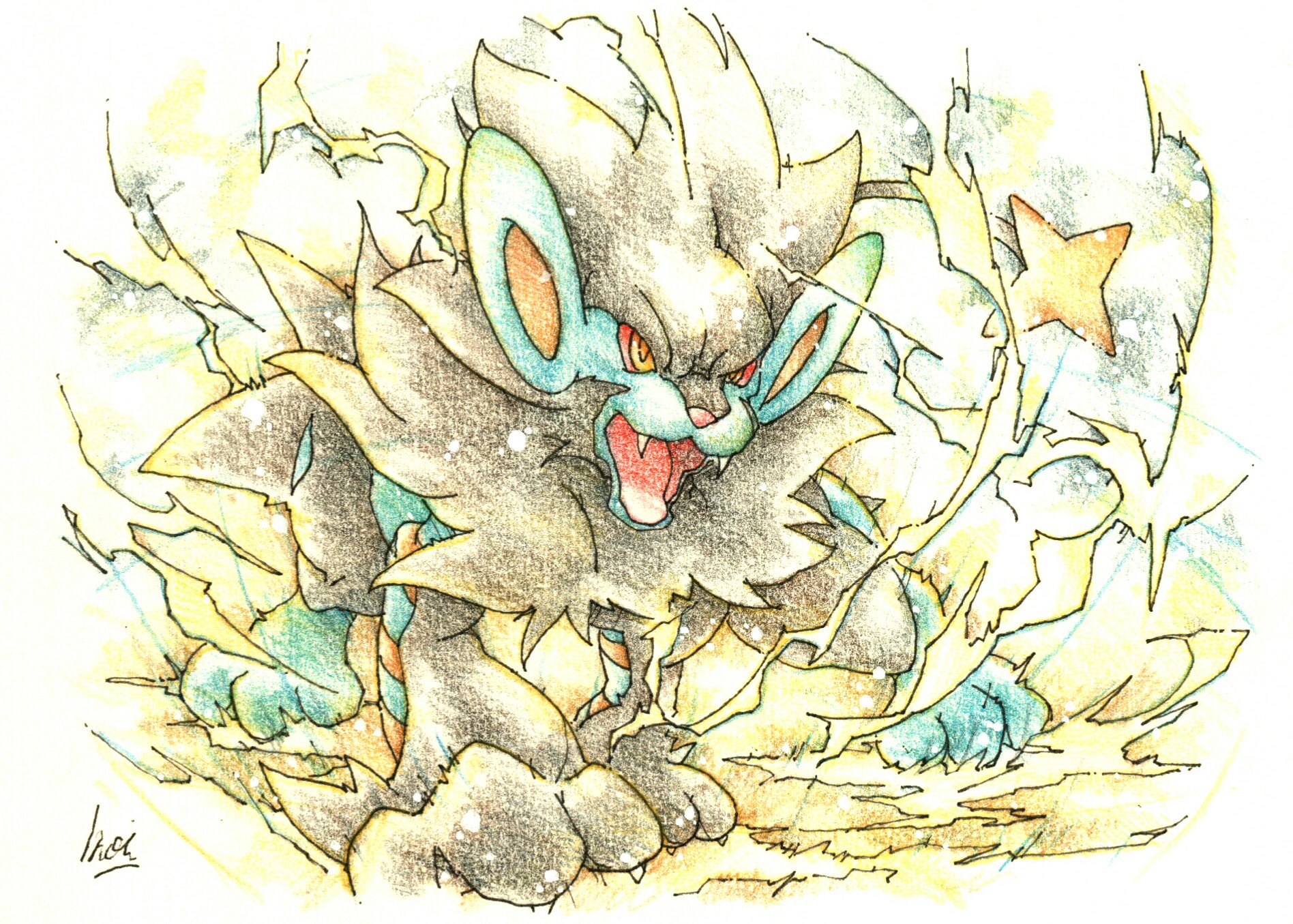 Inori 今日のポケモン図鑑 ｎｏ ４２４ レントラーの エレキフィールド T Co Ylvp9rekox Twitter