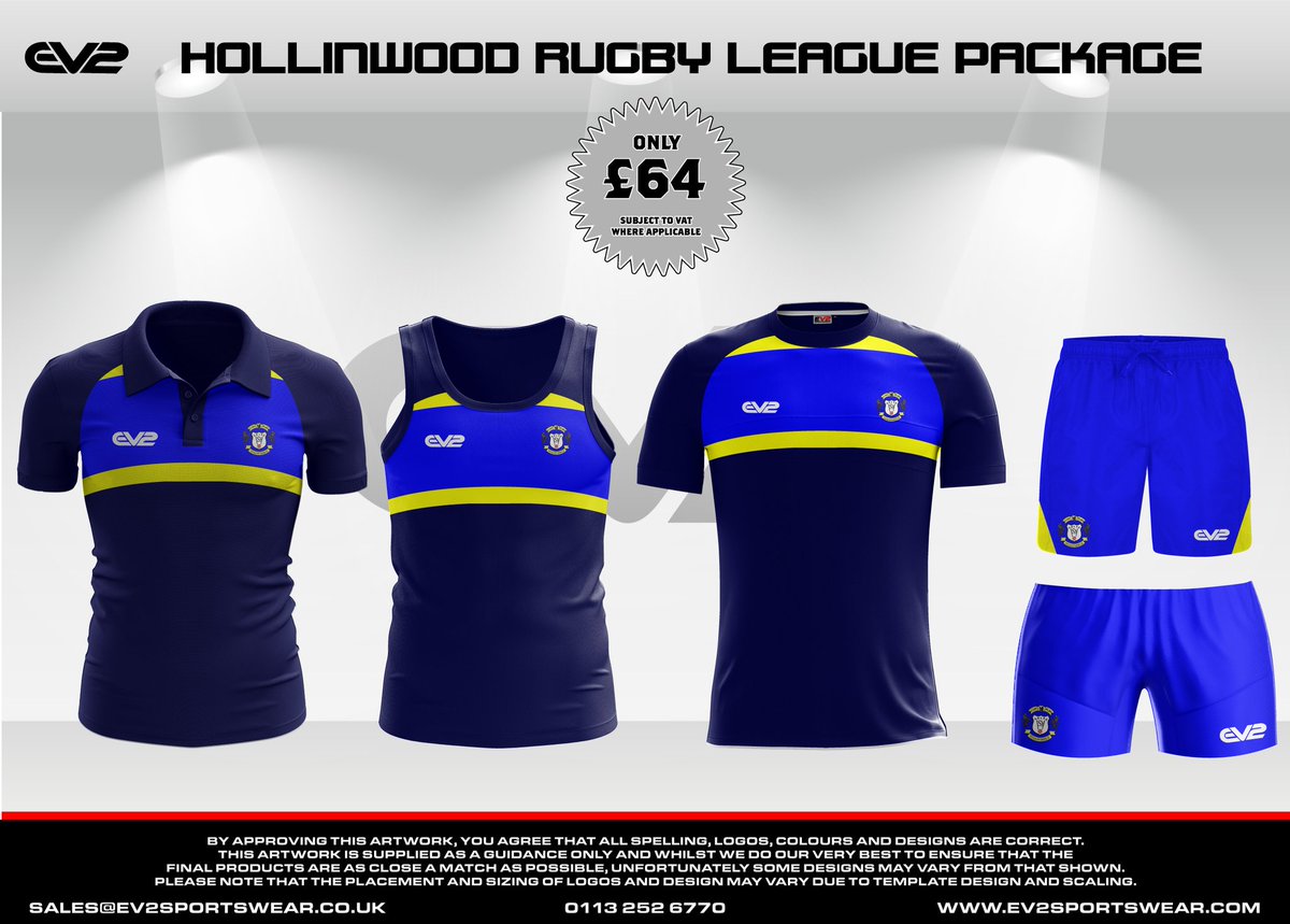 new training kit ideas from @EV2Sportswear what do people think? #oldham#rugbyleague