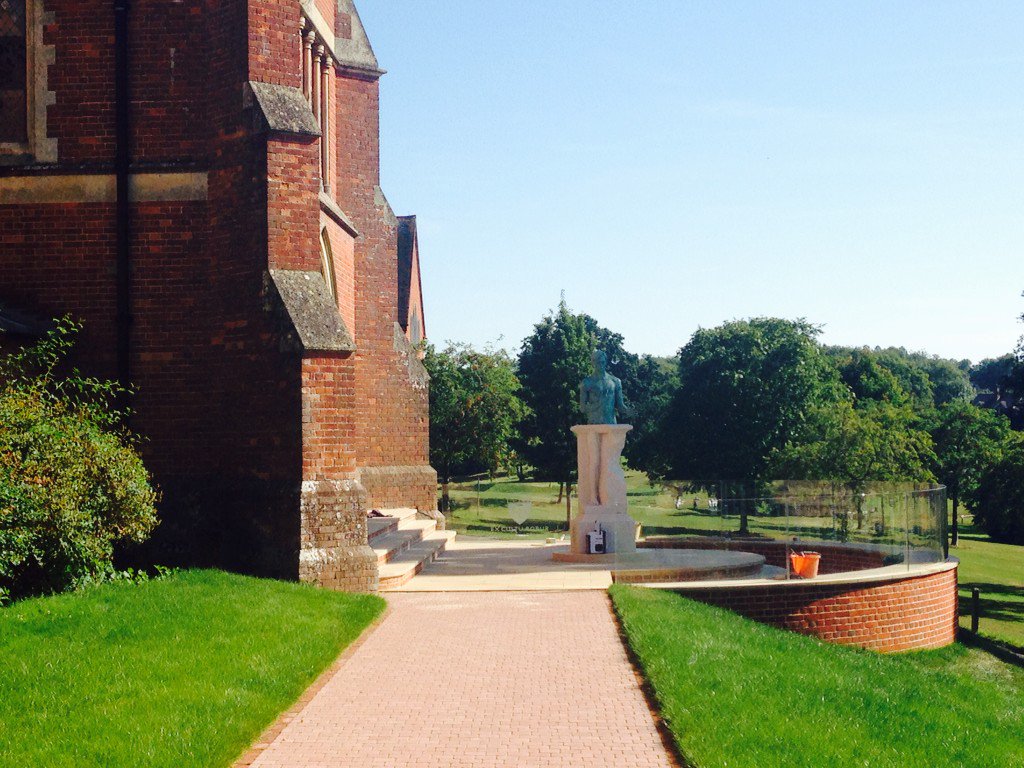 Beautiful sunny day to get the grounds ready for new term! #lastweekofsummer