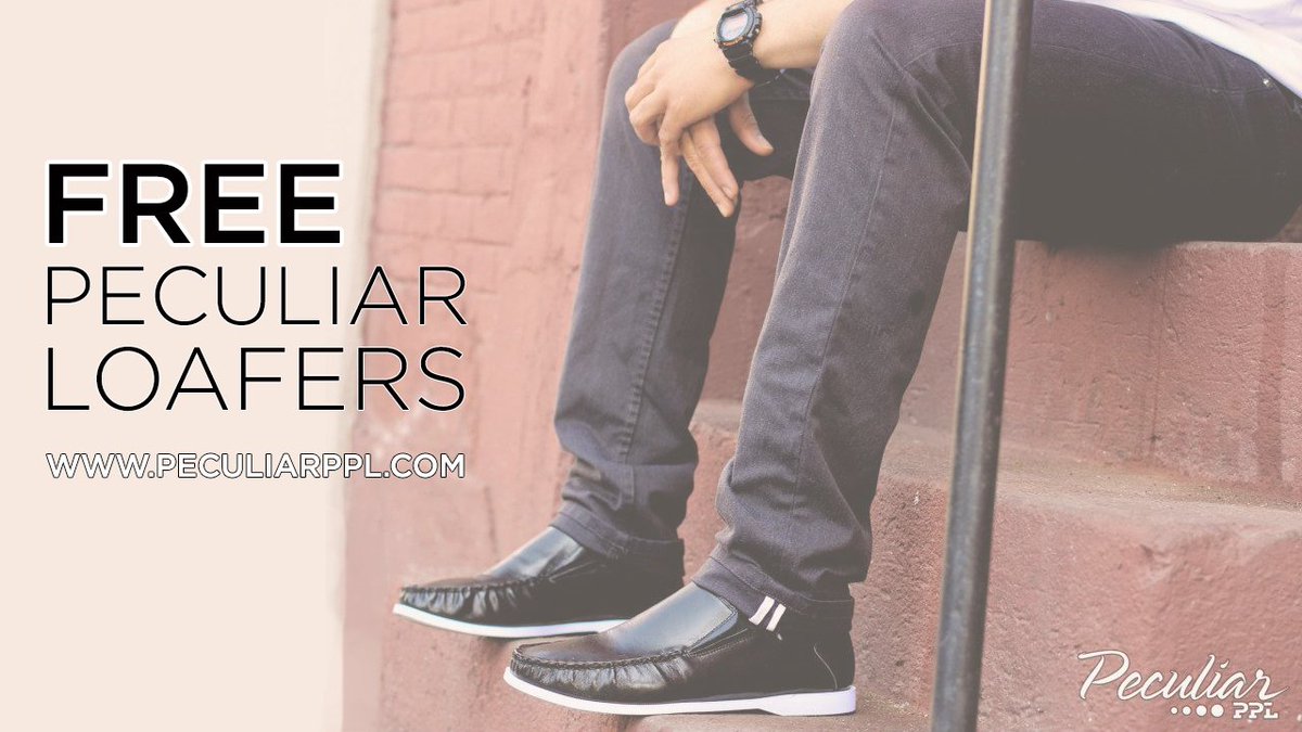 PeculiarThreads's tweet image. Free Peculiar PPL Loafers to those in need - pculr.com/2bMbogA
