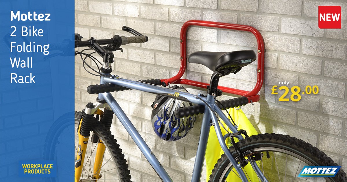 mottez 4 bike wall rack