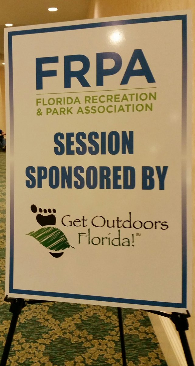 Coming up 1:30 Prescribing (Rx) Parks &amp; Recreation for Health &amp; Wellness @FRPA_  #FRPA16 Conference #GetOutdoorsFL