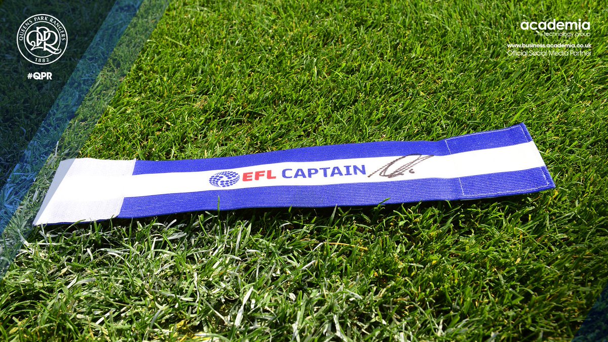 QPR's tweet photo. ⚽ RT &amp; follow to win the captain's armband worn by #QPR skipper Nedum Onuoha in Saturday's win at @LaticsOfficial! https://t.co/c1819NBA4Q