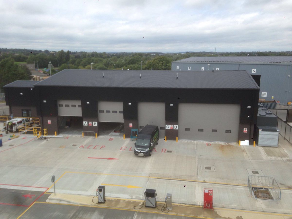 Our scheme for <a href="/WatesGroup/">Wates Group</a> is now complete 3 Buildings for Blaby Vehicle Depot with @eurocladuk products throughout