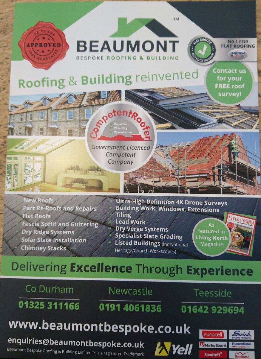 BeaumontBespoke's tweet photo. You can now DM us for a completely free no obligation quote for your roofing and building needs! #northeasthour https://t.co/wNmrGjQr4N