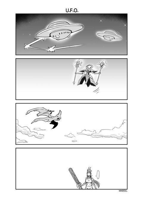 [PSO2 4コマ]U.F.O #PSO2 