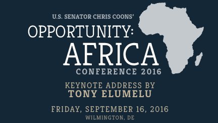 5th Annual Opportunity: Africa conference coming soon! To register/more info, visit bit.ly/2b8v8es #NetDE